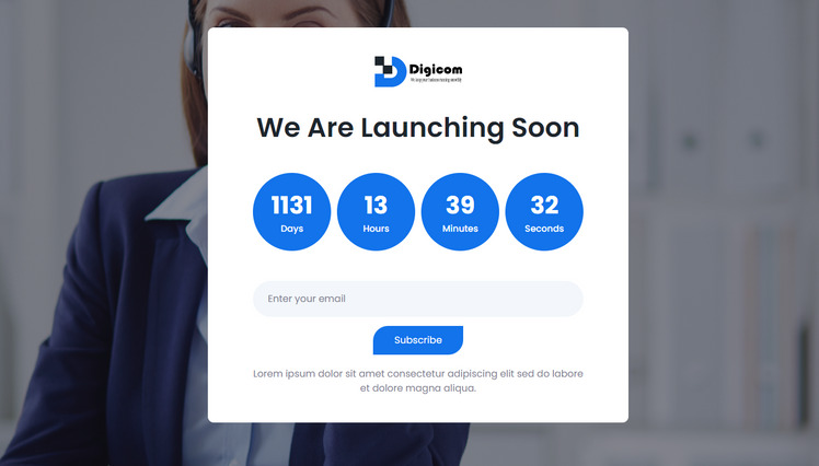 Digicom - Virtual Assistant HTML Template #270804