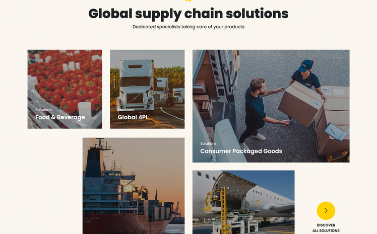 Qesco Logistic Shipping Company WordPress Theme #247699