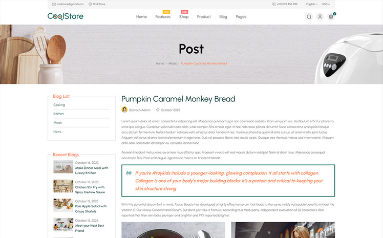 CoolStore Kitchen Furniture Store Shopify Theme #366428
