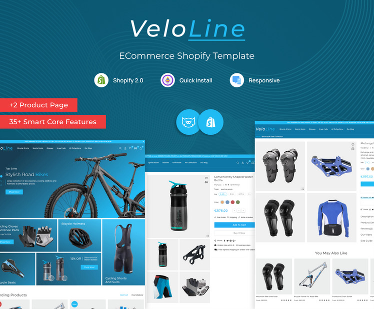 VeloLine Sports Bikes Travelling Moto Shopify Store #395057-1