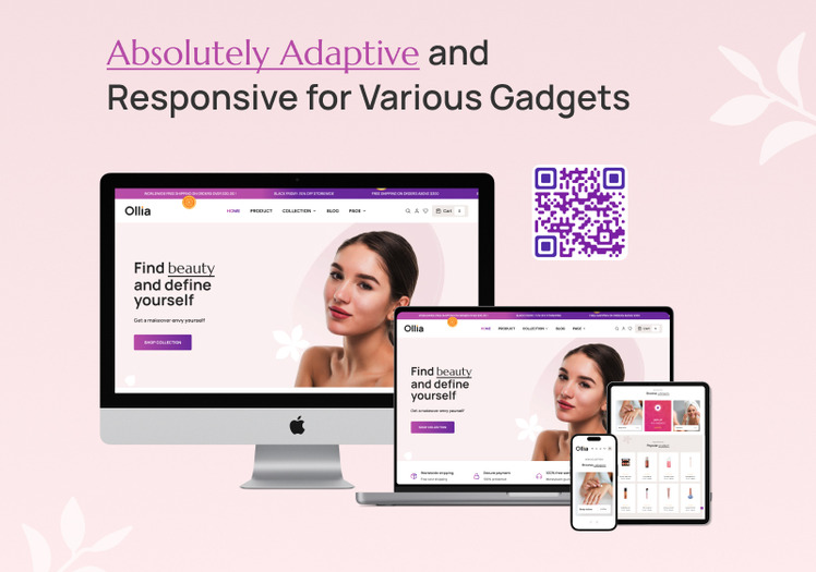 Ollia Cosmetics and Beauty Health Treatment Shopify Theme #347540-3