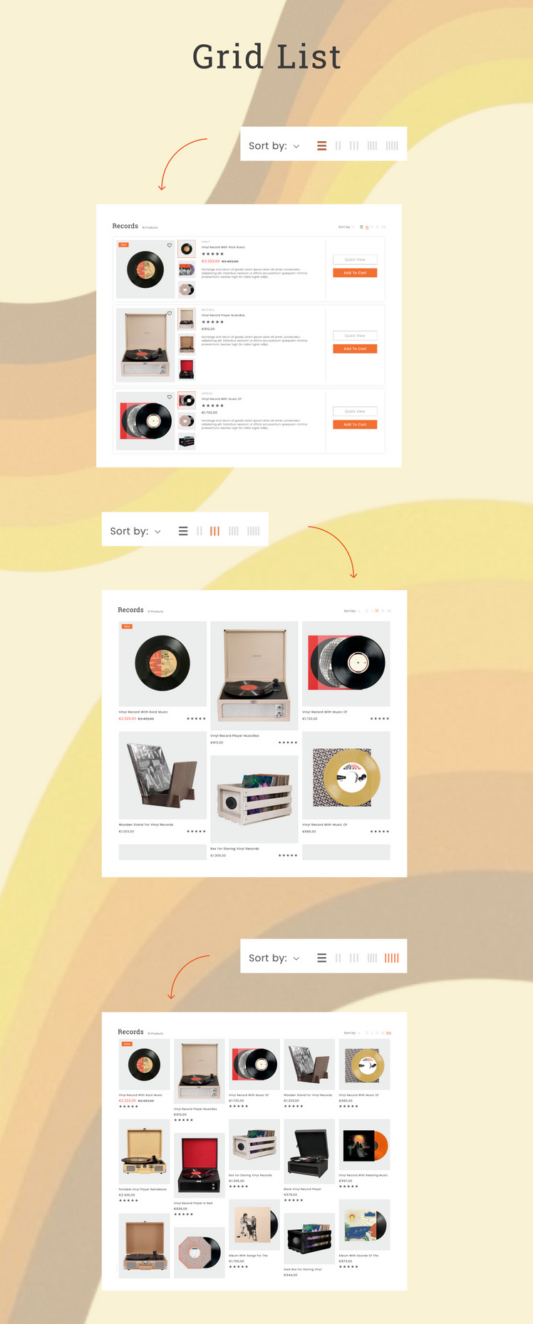 Vintage Vinyl Music and Records Tracks Songs Clips Shopify Store #400433-6