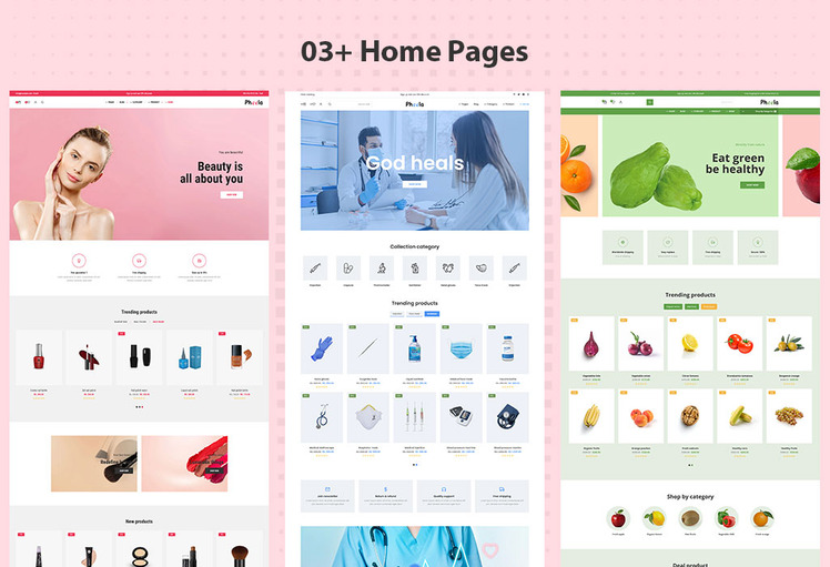Pheela Multipurpose Shopify Theme #270456