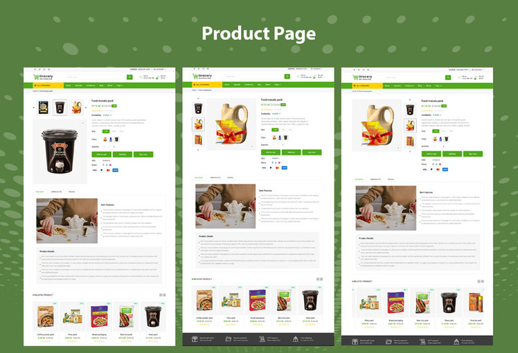 Grocery Bakery Shopify Theme #331817