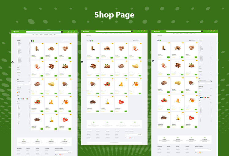 Vegme Organic Grocery shopify Theme #322664