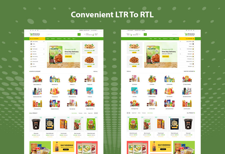 Grocery Bakery Shopify Theme #331817