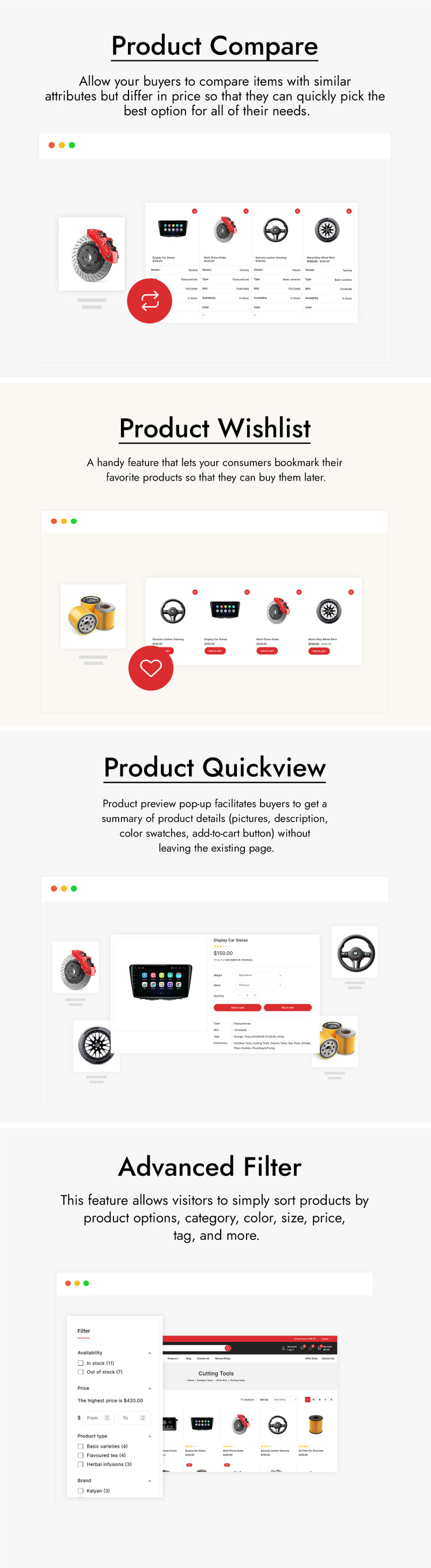 Xtrome Auto Spare Parts Store Shopify Theme #300559-2