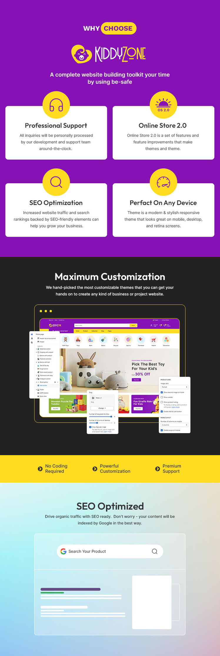 Kiddyzone Baby Shop Kids Toys Store Multipurpose Shopify Responsive Theme #382628-1
