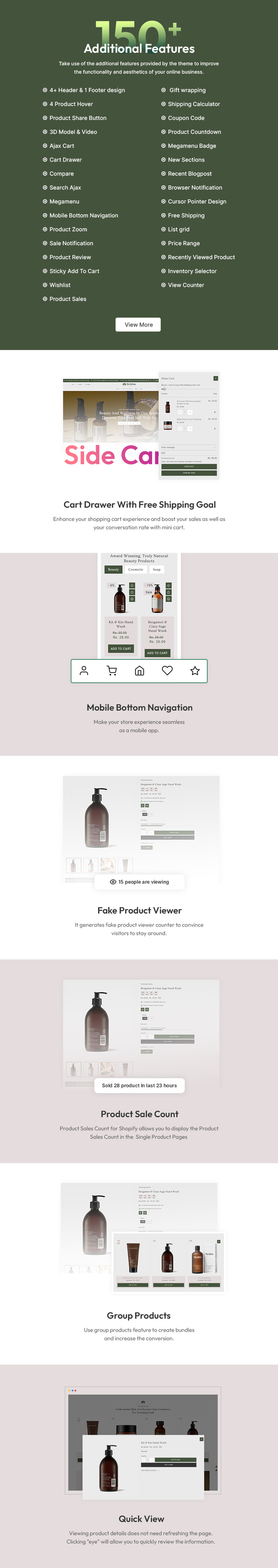 Herbology Beauty Cosmetics Skincare Multipurpose Shopify Responsive Theme #406227-4