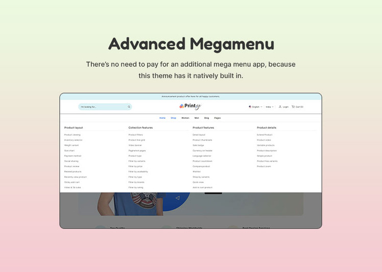 Printgo Print Shop T shirt Printing Fashion Multipurpose Shopify Responsive Theme #353310-11