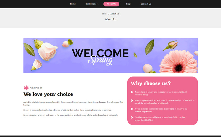 Flowerest Flower Shop Bokay Responsive Shopify Theme #318955