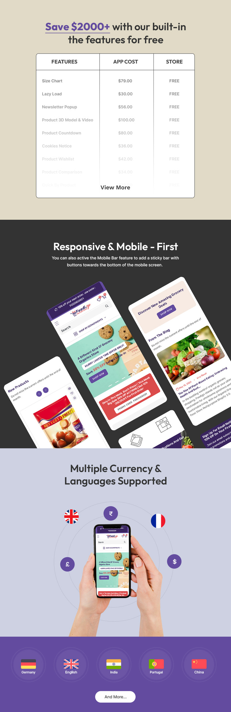 Foodigo Elevate Your Grocery Store with Shopify Multi purpose Responsive Theme #423647-2