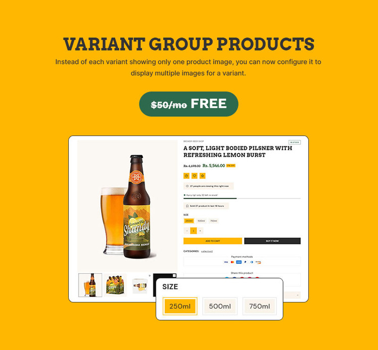 Brewery Alcohol Beer Wine Shop Multipurpose Shopify Responsive Theme #359388-12