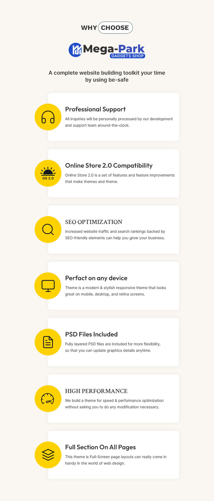 MegaPark Electronics Gadgets Mega Store Multipurpose Shopify Responsive Theme #308609-1