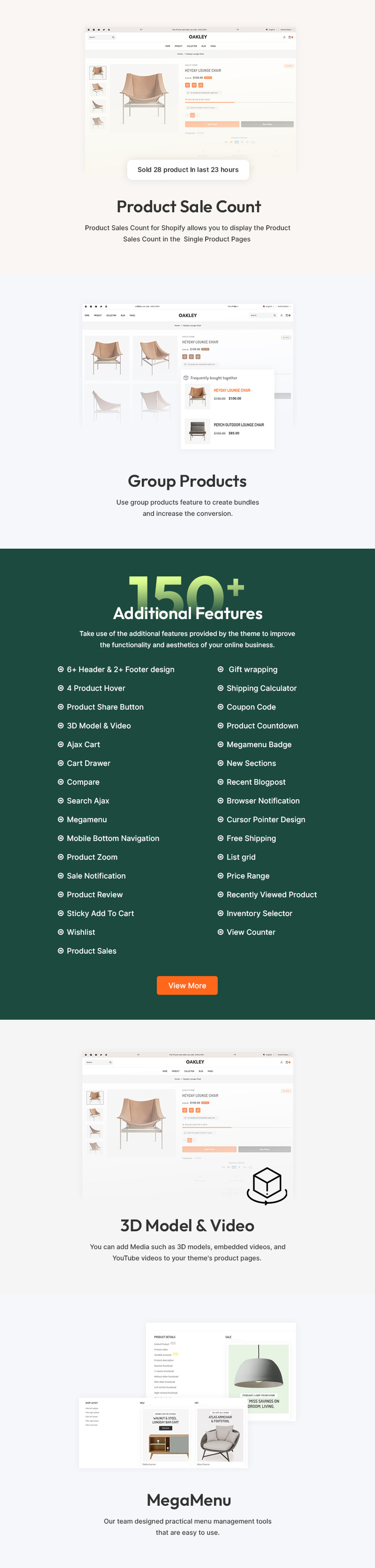 Oakley Home Furniture Interior Decor Store Multipurpose Shopify Responsive Theme #385248-7