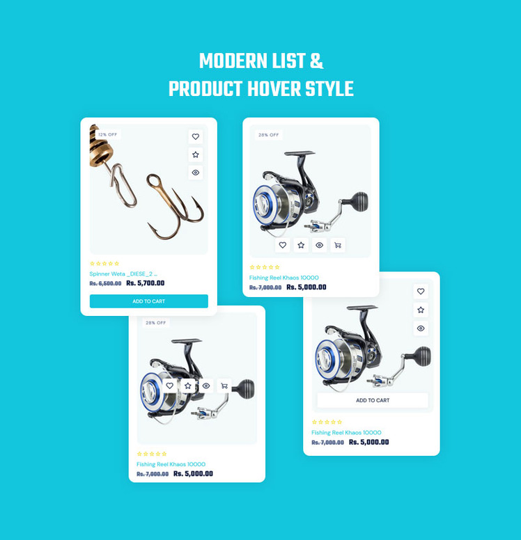 FishHunt Fishing Weapons Equipment Store Multipurpose Shopify Responsive Theme #360934-9
