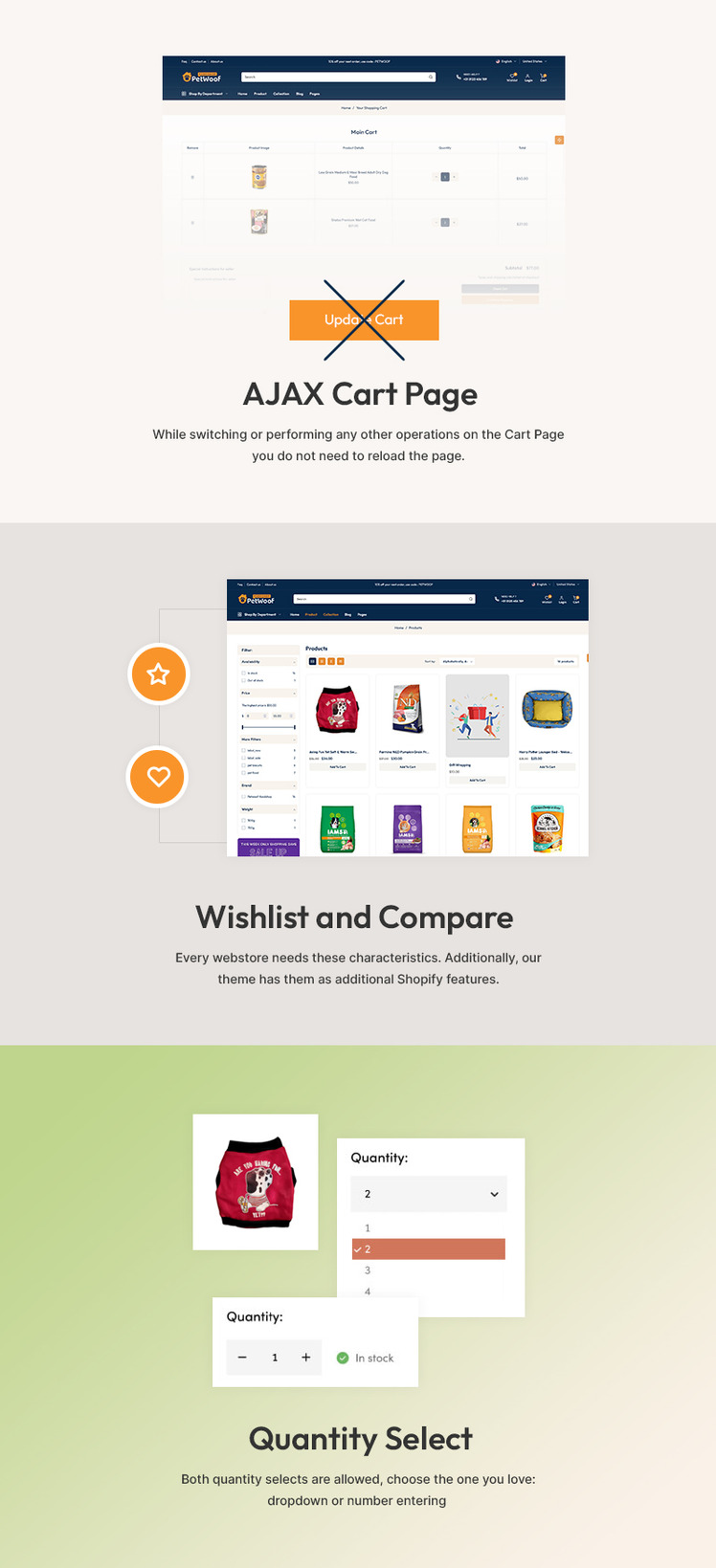 Petwoof Pet Food Pet Store Multipurpose Shopify Responsive Theme #382630-6