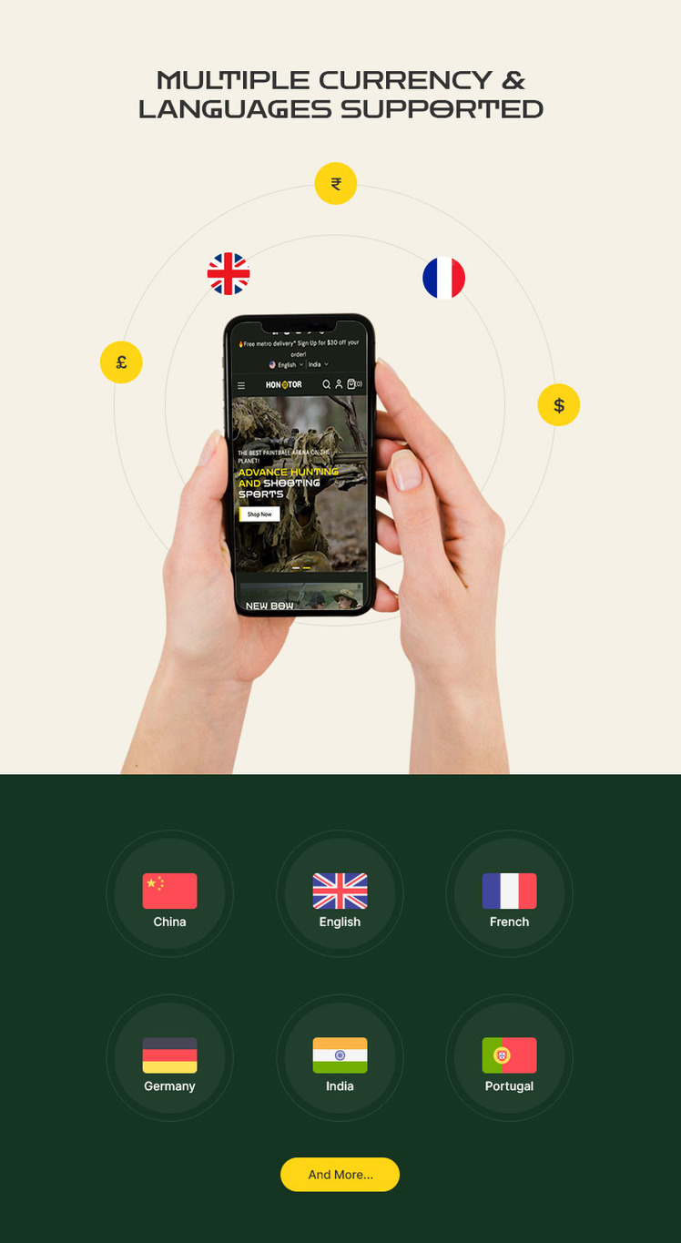 Hontor Hunting Outdoor Store Multipurpose Shopify Responsive Theme #360935-5