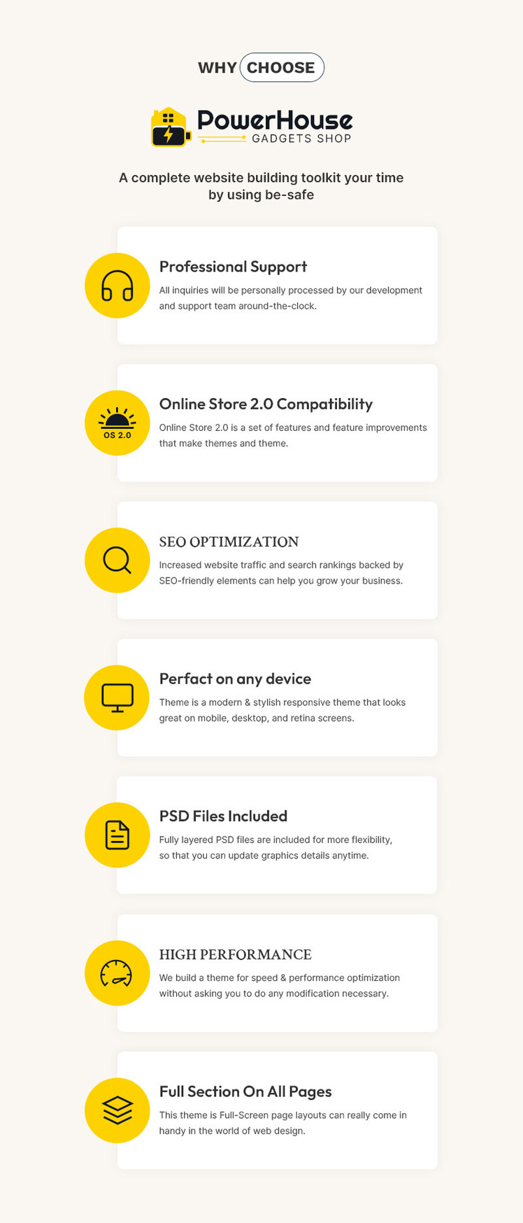 Powerhouse Electronics Gadgets Mega Store Multipurpose Shopify Responsive Theme #321117-1