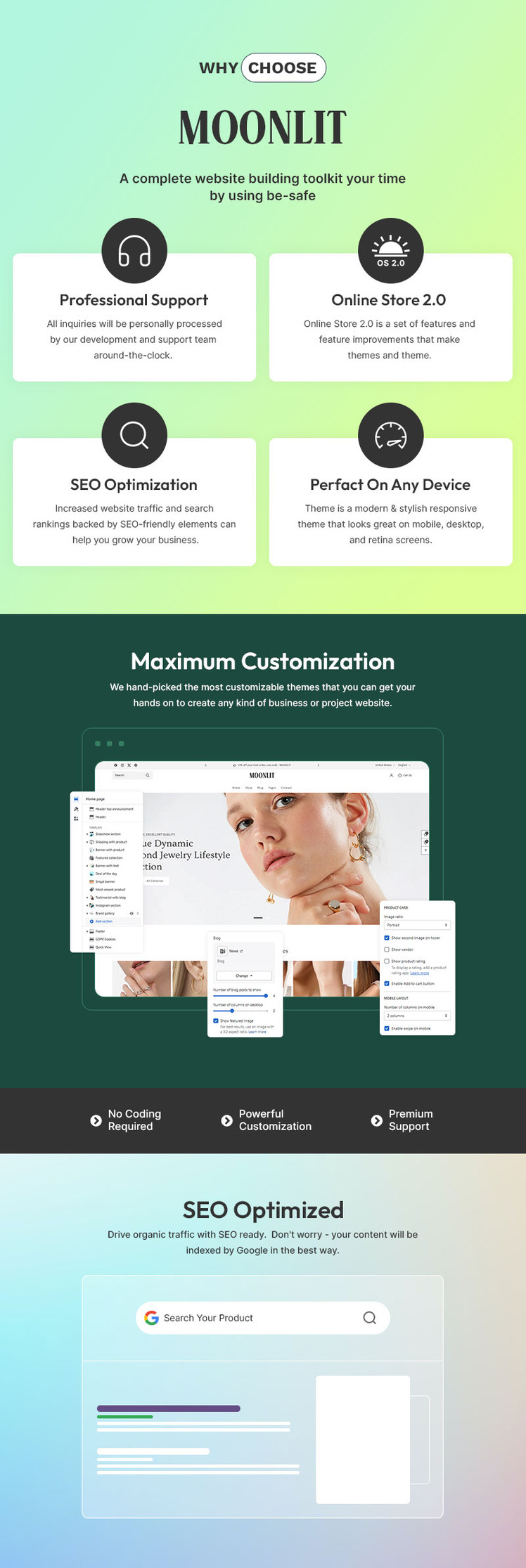 Moonlit Multipurpose Shopify Responsive Theme for Premium Luxurious Jewelry Stores #405871-1