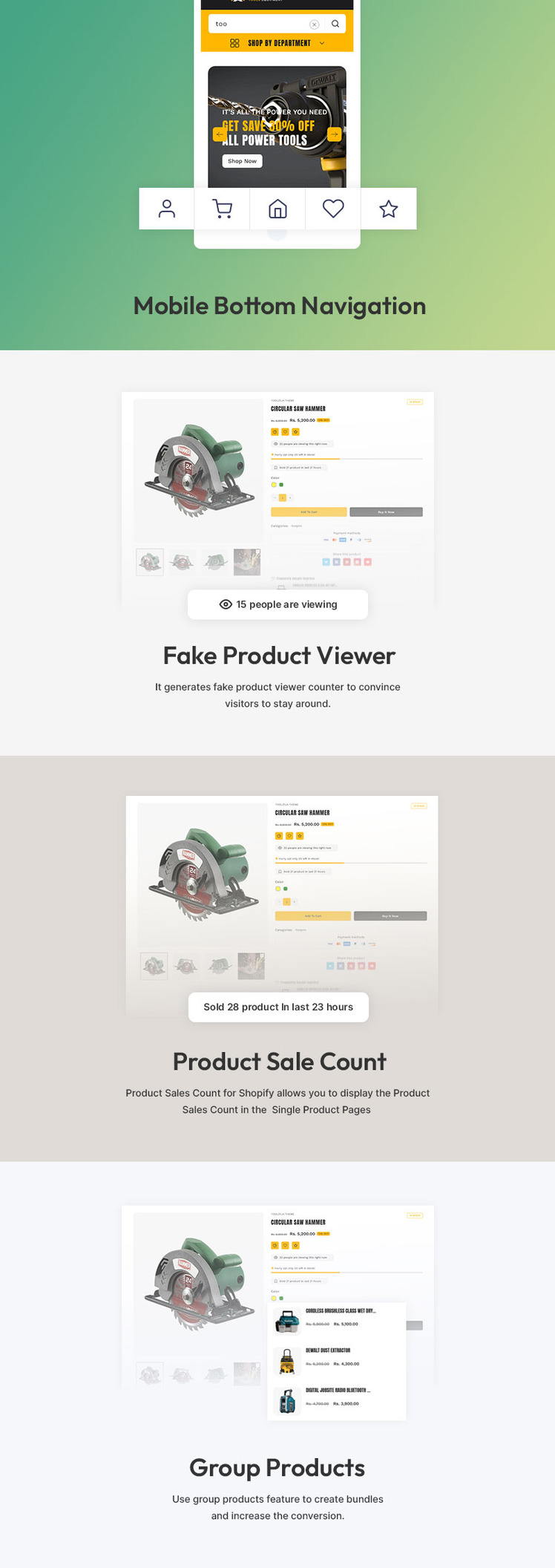 Toolzila Garage Mega Tools Accessories Store Multipurpose Shopify Responsive Theme #379305-5