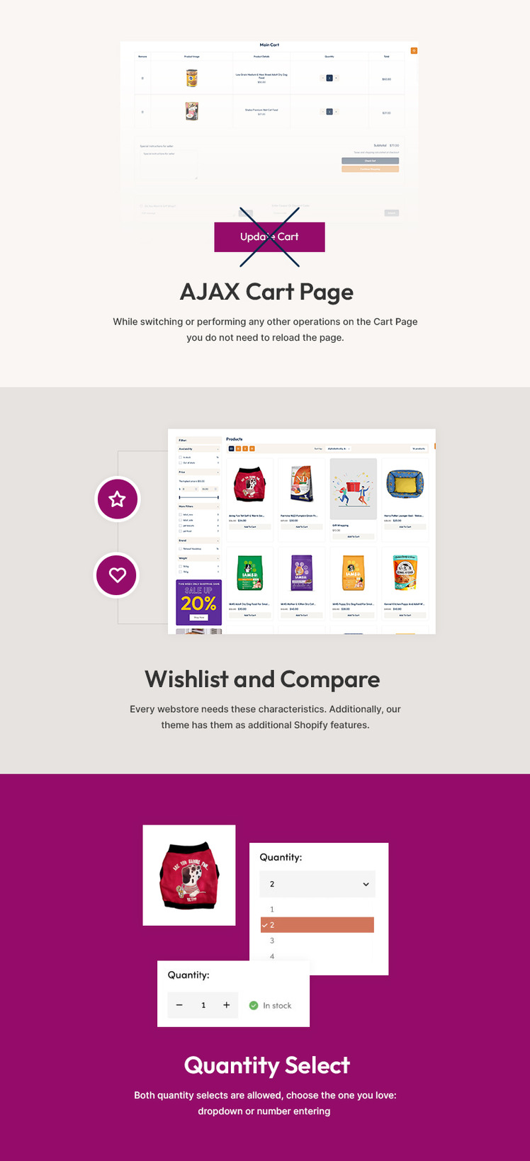 Petvilla Pet Food Pet Store Multipurpose Shopify Responsive Theme #419085-6