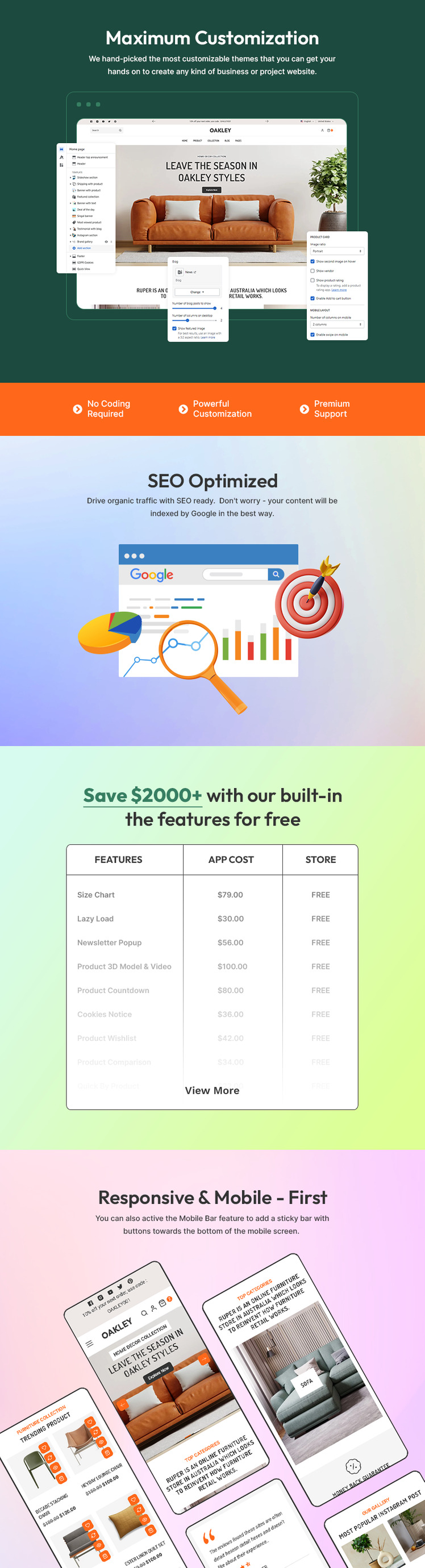 Oakley Home Furniture Interior Decor Store Multipurpose Shopify Responsive Theme #385248-3
