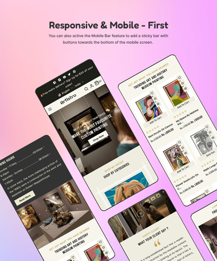 Artistro Art Painting Handmade Crafts Multipurpose Shopify Responsive Theme #351052-6