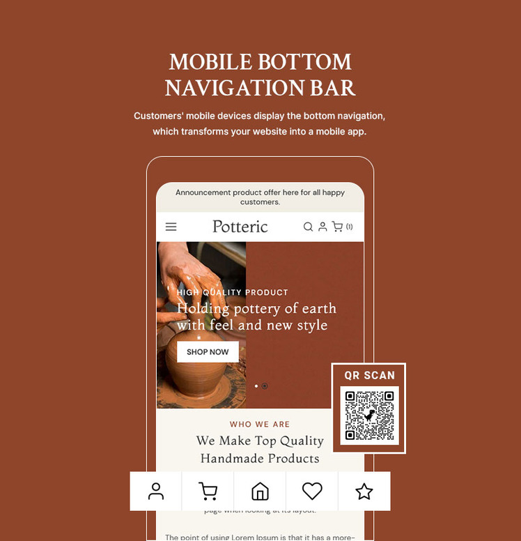 Potteric Handcrafted Ceramic Home Decor Multipurpose Shopify Responsive Theme #349858-7
