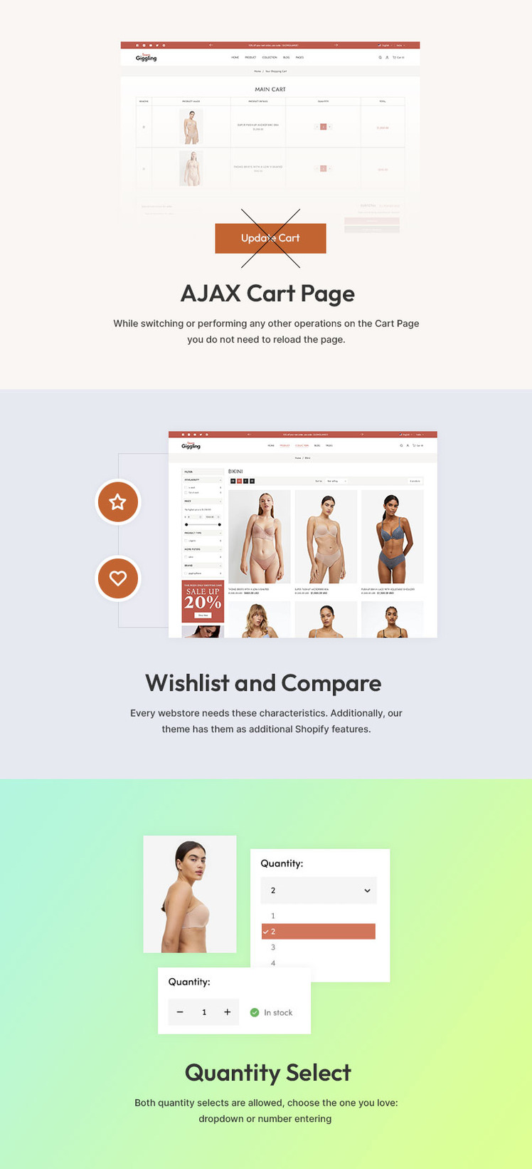 Giggling Lingerie Bikini Inner Wear Fashion Multipurpose Shopify Responsive Theme #390488-6