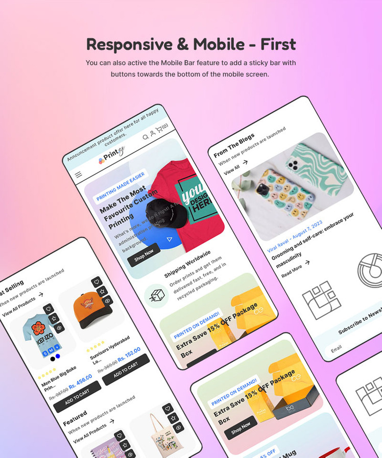 Printgo Print Shop T shirt Printing Fashion Multipurpose Shopify Responsive Theme #353310-6