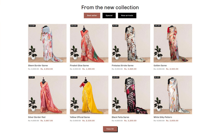 Sareeify Multipurpose Premium Fashion Shopify Theme #310712