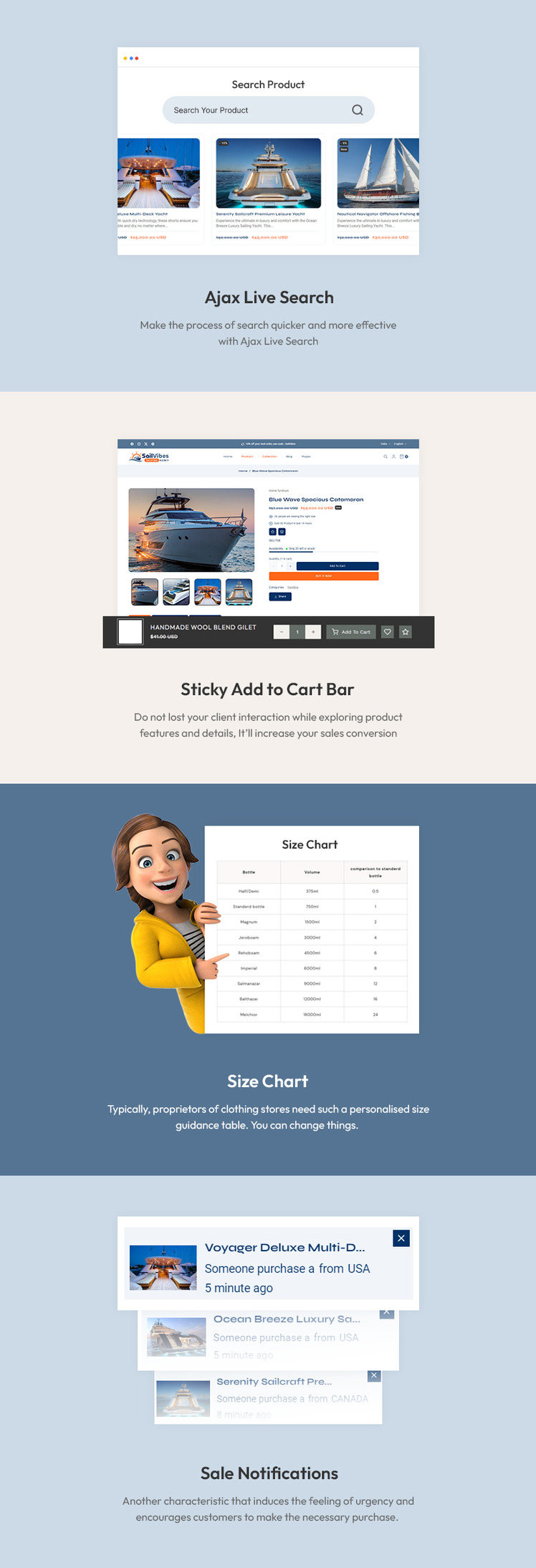 Sailvibes Yachting Water Sports Services Multipurpose Shopify Responsive Theme #431672-3