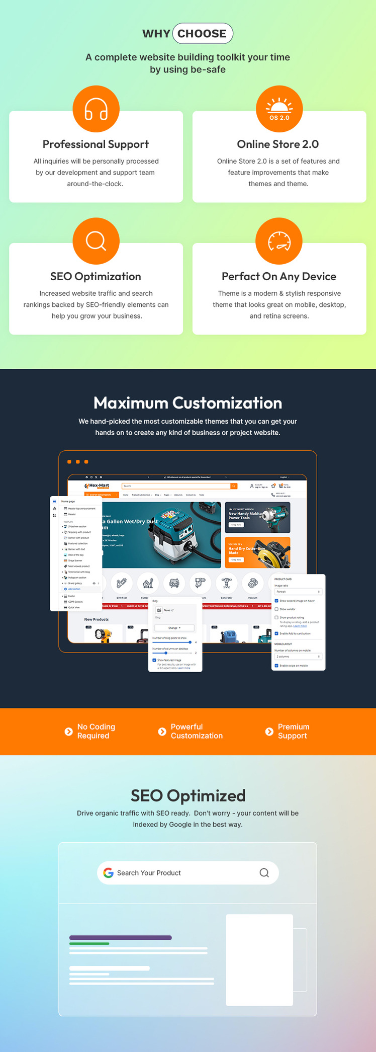 Hexmart Construction Tools Equipment Store Multipurpose Shopify Responsive Theme #420143-1