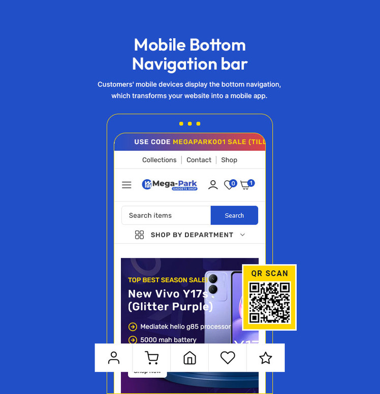 MegaPark Electronics Gadgets Mega Store Multipurpose Shopify Responsive Theme #308609-7