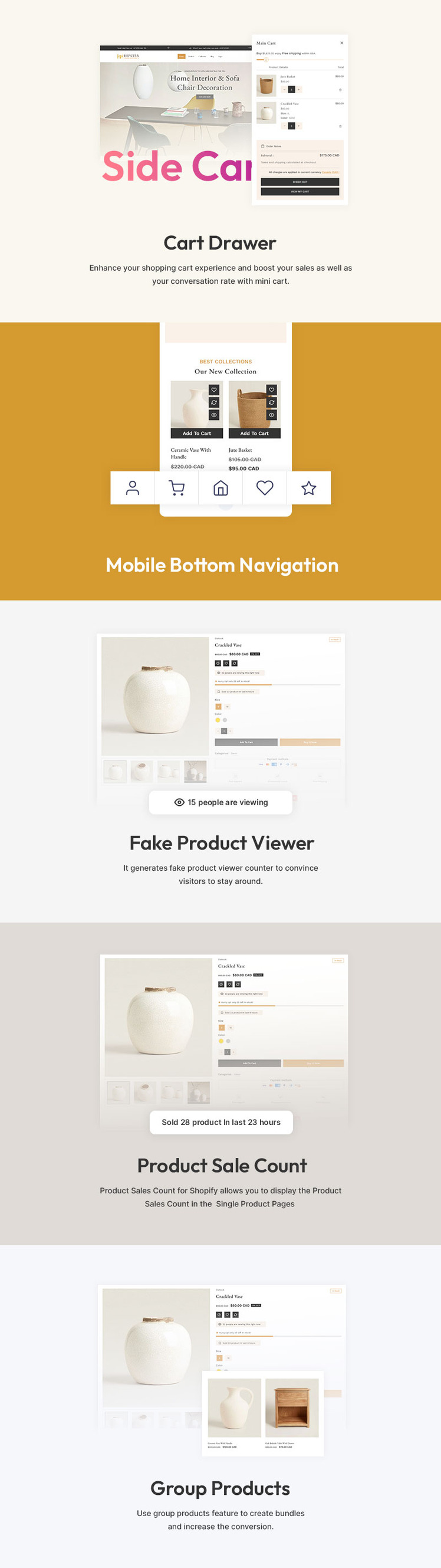 Hipster Furniture Interior Home Decor Store Multipurpose Shopify Responsive Theme #388651-4