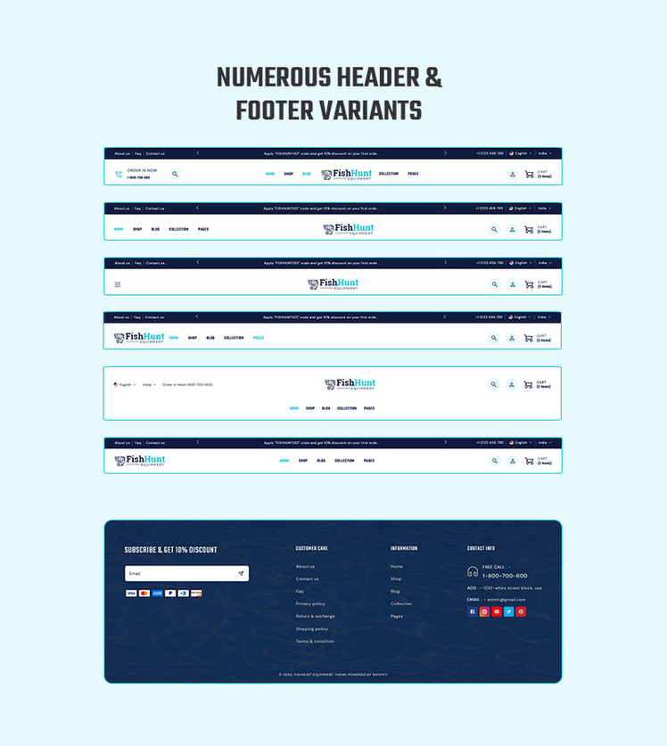 FishHunt Fishing Weapons Equipment Store Multipurpose Shopify Responsive Theme #360934-8