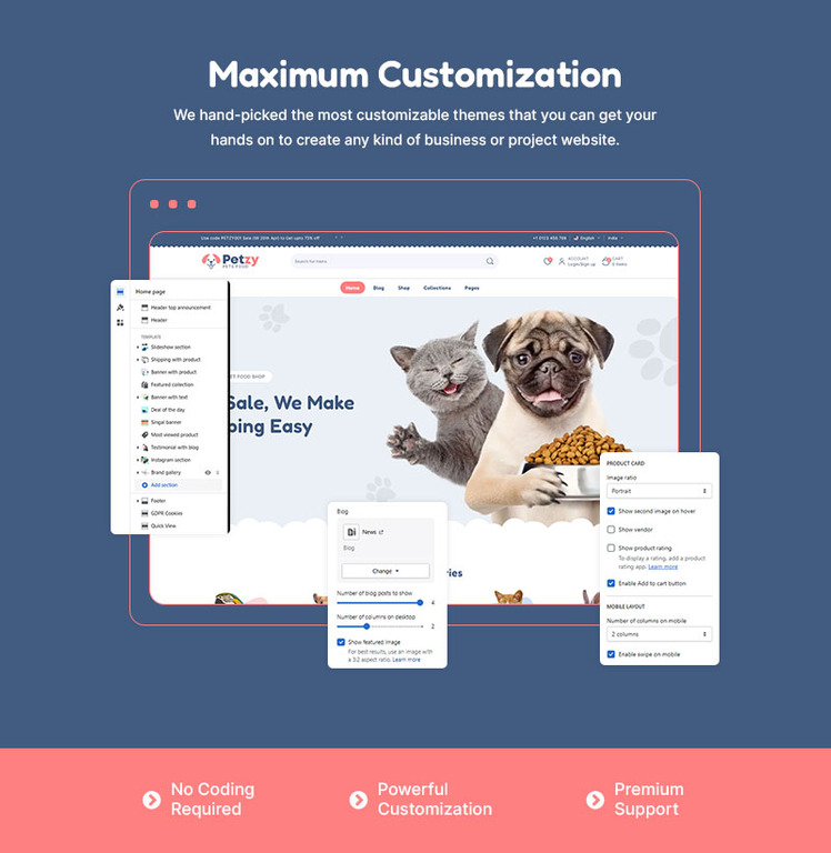 Petzy Pet Store and Pet Food Shopify Themes #349857-2
