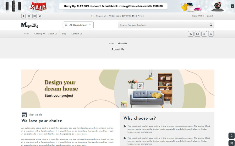 Megawing Free Electronics Store Shopify Responsive Theme #376816