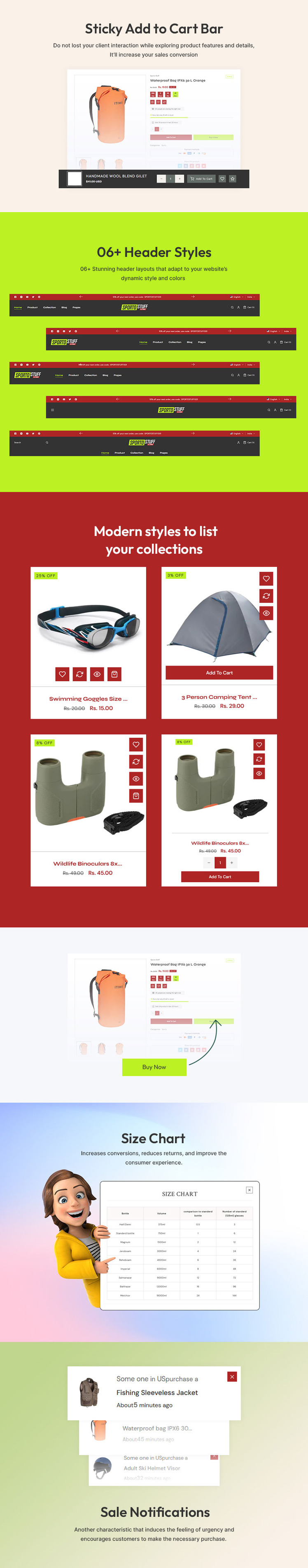 Sporto Stuff Sports Wear And Body Fitness Equipment Accessories Responsive Shopify Theme #382631-3