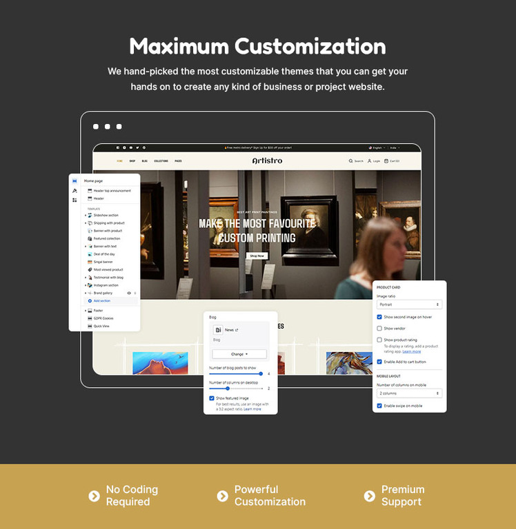 Artistro Art Painting Handmade Crafts Multipurpose Shopify Responsive Theme #351052-2