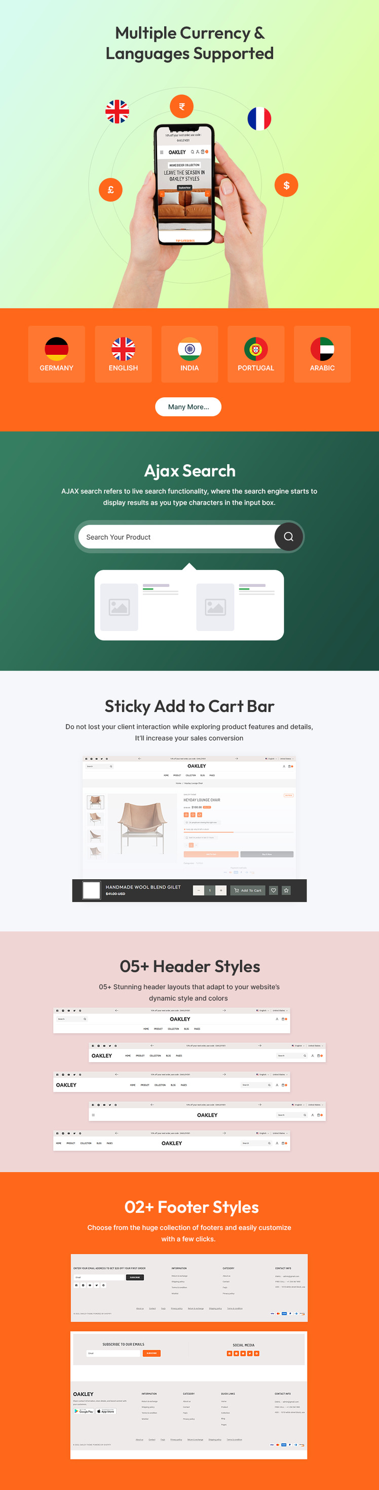 Oakley Home Furniture Interior Decor Store Multipurpose Shopify Responsive Theme #385248-4