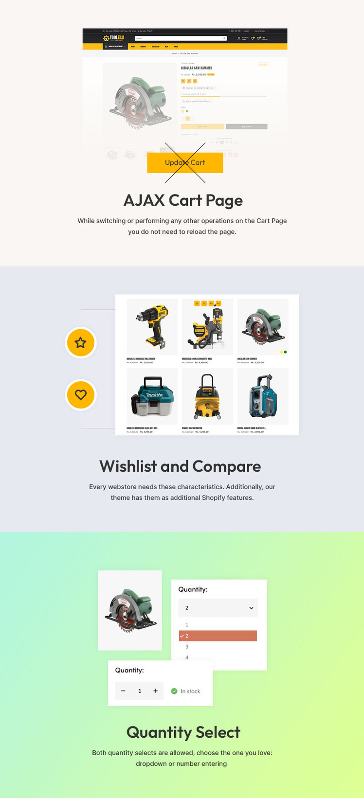 Toolzila Garage Mega Tools Accessories Store Multipurpose Shopify Responsive Theme #379305-7