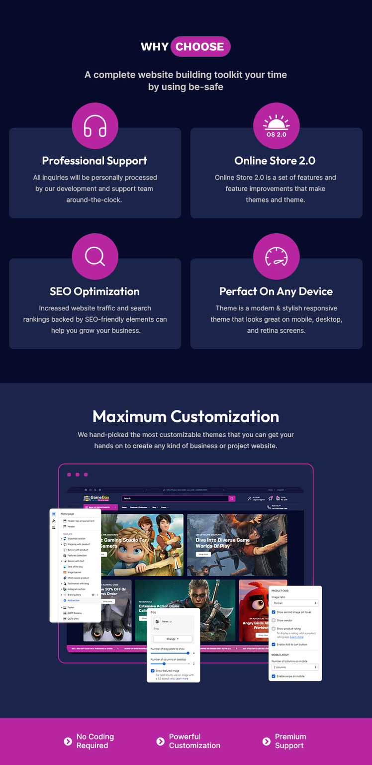 Gamebox Online Game Store Multipurpose Shopify Responsive Theme #417396-1