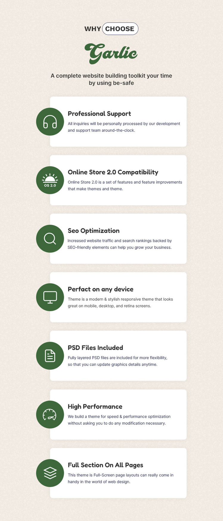 Garlic Grocery Food Delivery Restaurant Supermarket Store Responsive Shopify Theme #349446-1