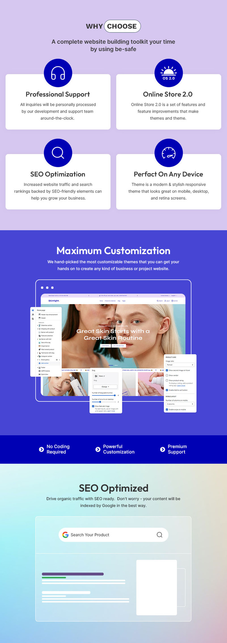 Skintight Cosmetics Beauty Cosmetics Skincare Responsive Shopify Theme #409015-1