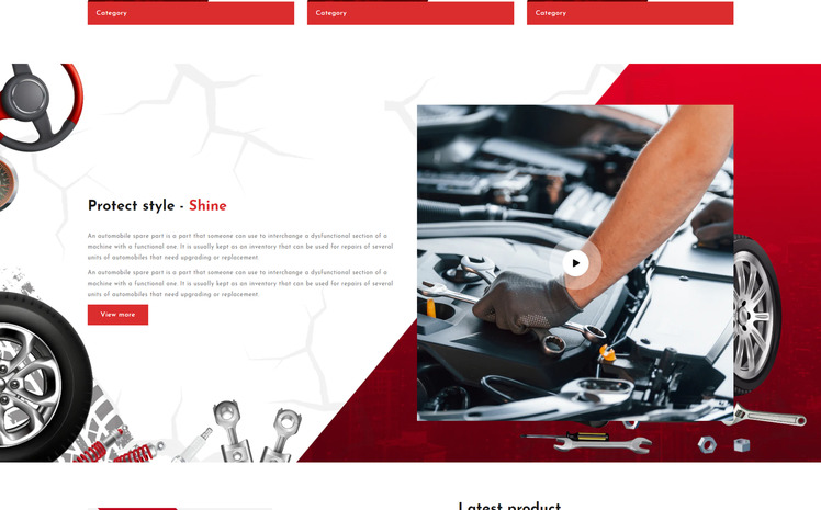 Automotive Car Multipurpose Premium Auto Parts and Accessories Shopify Theme #311472