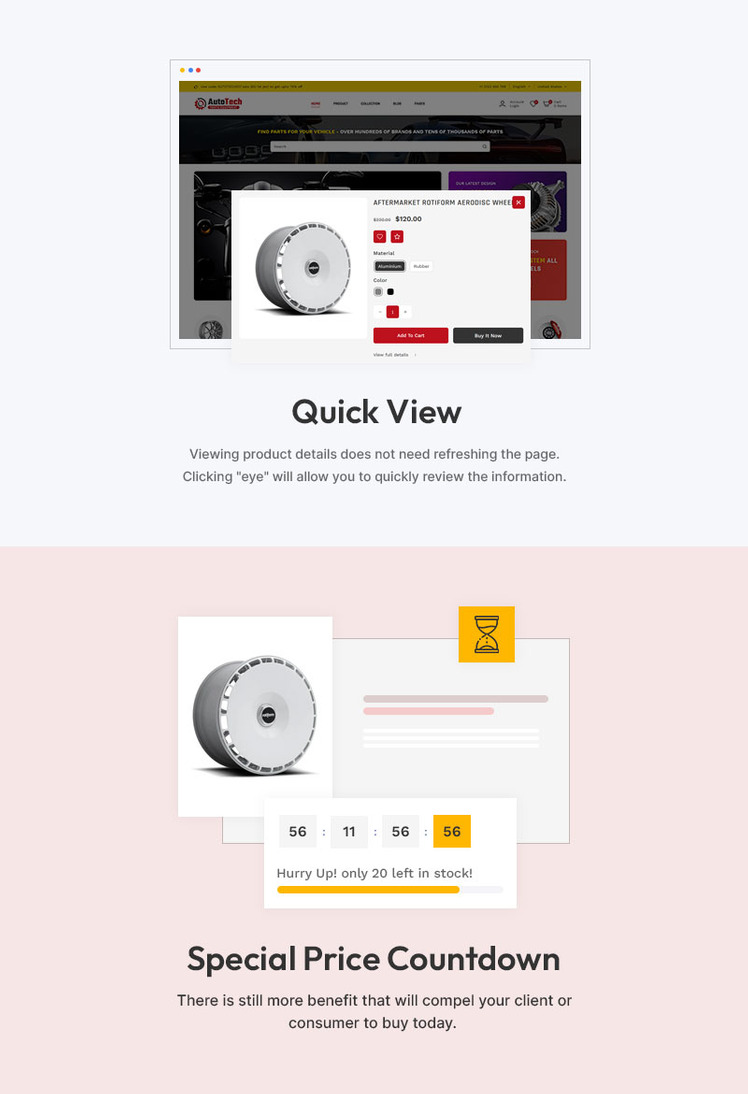 Autotech Automotive Car Spare Parts Auto Tool Multipurpose Shopify Responsive Theme #377112-8