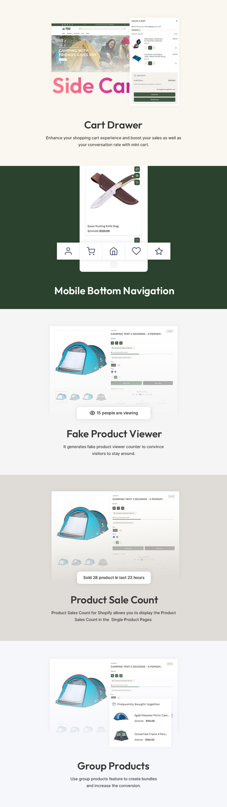 Trekk Geek Tour Adventure Trekking Camping Hiking Multipurpose Shopify Responsive Theme #382353-4