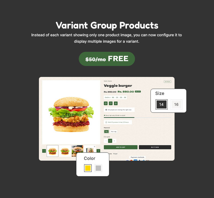 Garlic Grocery Food Delivery Restaurant Supermarket Store Responsive Shopify Theme #349446-12